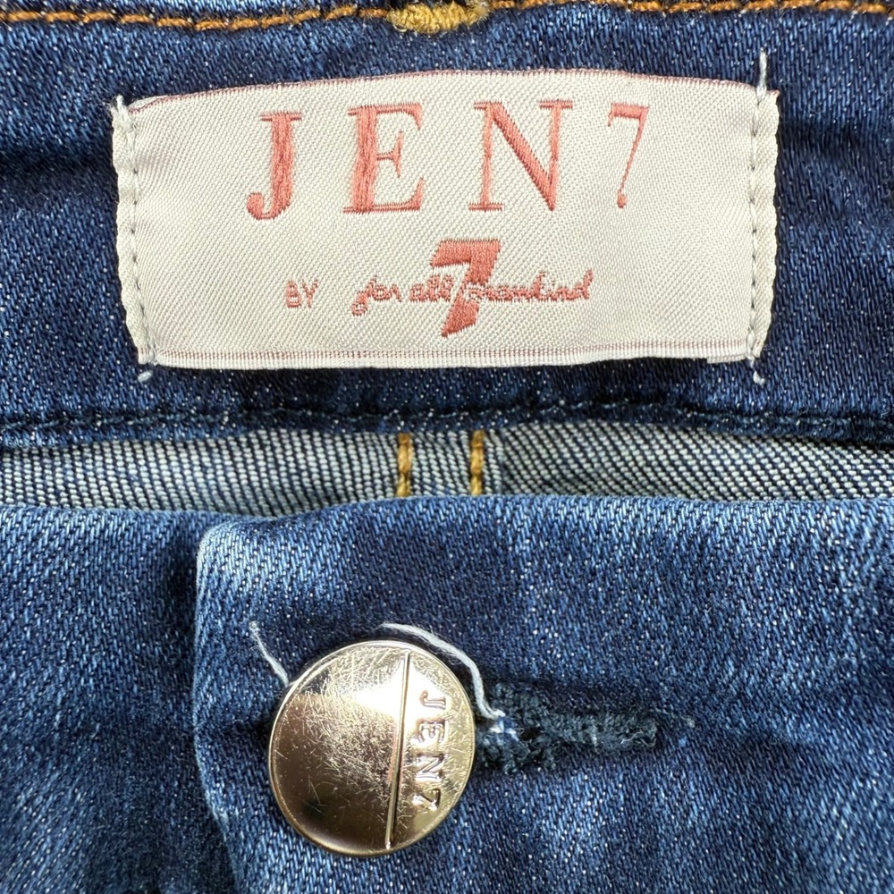 JEN7 By 7 For All Mankind Legging Ankle Jeans Dark Wash Size 8 Women's - Picture 5 of 15